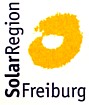 Logo of one of the worlds most progressive cities with respect to the stimulation of solar energy research and implementation: Freiburg at the rim of the Black Forest in Germany's federal state Baden-Württemberg